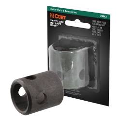 CURT - Replacement Swivel Jack Male Pipe Mount (5/8" Pin Hole, Packaged) - Image 1