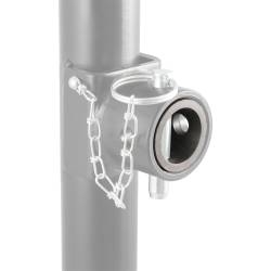 CURT - Replacement Swivel Jack Male Pipe Mount (5/8" Pin Hole, Packaged) - Image 2