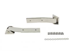 Kentrol - Kentrol 30578 Polished Rear Tailgate Hinge Pair for 07-18 Jeep Wrangler JK - Image 2
