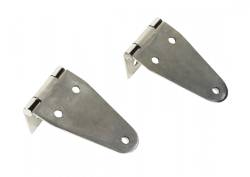 Kentrol - Kentrol 30402 Polished Hood Hinge Pair for 55-95 Jeep Wrangler CJ & YJ - Image 2
