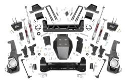 Rough Country Suspension Systems - Rough Country 111230 7" Suspension Lift Kit for 20-25 Silverado/Sierra HD 4WD - Image 1
