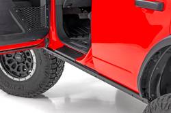 Rough Country Suspension Systems - Rough Country Trail Cladding Door Sill Protectors Black Bronco 4DR TC13028 - Image 1