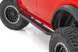 Rough Country Suspension Systems - Rough Country LED Backlit Running Boards Black 21-25 Ford Bronco 4DR 55008 - Image 2