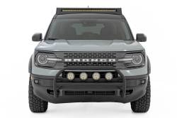 Rough Country Suspension Systems - Rough Country Front Bumper Nudge Bar w/LEDs-Black 21-24 Bronco Sport 51158 - Image 4