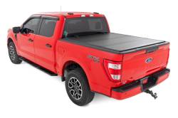 Rough Country Suspension Systems - Rough Country 9225650_A Hard Tri-Fold Tonneau Cover 21-24 Ford F150 5.5' - Image 3