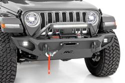 Rough Country Suspension Systems - Rough Country HD Front Winch Bumper w/Winch-Black for Jeep JK/JL/JT 10660 - Image 2