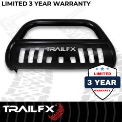 TrailFX - TrailFX B0030B Black PC 3" Bull Bar w/Skid Plate & Light Mount - Image 2