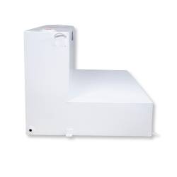 TrailFX - TrailFX 21110SW Liquid Transfer Tank 100 Gal L-Shape Steel White Lockable Cap - Image 2