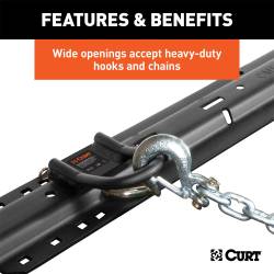 CURT - CURT 16000 Fifth Wheel Safety Chain Loop Kit - Image 5