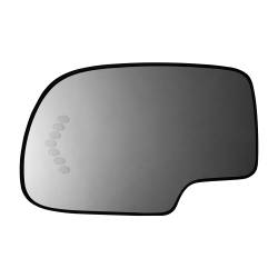 Burco - Burco 2734HSRSG Left Door Mirror Glass Assembly w/Backer for Cadillac/Chevy/GMC - Image 2