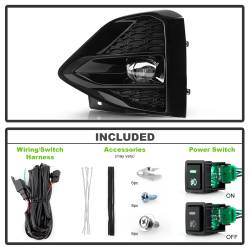 Spyder Auto - Spyder Auto 5087096 Full LED Fog Lights w/Switch Clear for 19-21 Nissan Maxima - Image 2