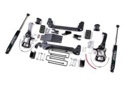 Zone Offroad 4" Suspension Lift Kit Zone Nitro Shocks Ford F150 4WD ZONF8N