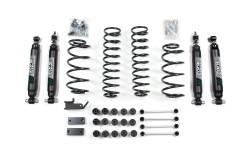Zone Offroad 4.25" Suspension Lift Kit Zone Nitro Shocks for Wrangler ZONJ25N