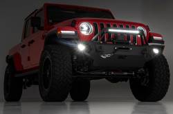 Rough Country Suspension Systems - Rough Country Heavy Duty Front Winch Bumper Black for Jeep JK/JL/JT 10585 - Image 3