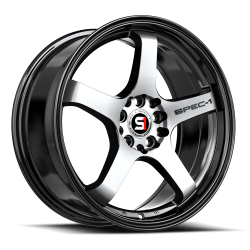 Spec-1 - Spec-1 SPT-3117753842BM SPT-31 Wheel 17x7.5 5x4.5/120 42mm Black/Machined - Image 1