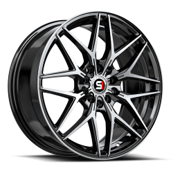 Spec-1 - Spec-1 SP-6017752842BM Wheel SP-60 17x7.5 5x105/4.5 42mm Gloss Black & Machined - Image 1