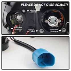 Spyder Auto - Spyder Auto 5010131 Black/Clear LED Halo Projector Headlights - Image 2