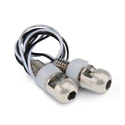 Design Engineering - Design Engineering 30302 Lite'N Boltz License Plate Lighting Satin Dome Head 2pk - Image 1