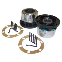 Crown Automotive Jeep Replacement - Crown Automotive 400501 Manual Locking Hub Set for Jeep CJ/ Willys - Image 1