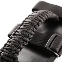 Rugged Ridge - Rugged Ridge 13505.30 Universal Fit Paracord Black/Black Grab Handle Kit Pair - Image 3