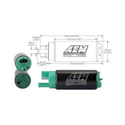 AEM Electronics - AEM Electronics 50-1200 E85 High Flow In-Tank Fuel Pump 340LPH@40psi - Image 2
