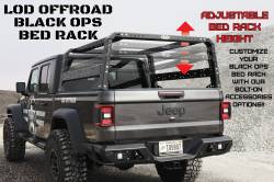LoD Offroad - LoD Offroad JRR2021 Black Ops Bed Rack for 20-26 Jeep Gladiator JT - Image 1