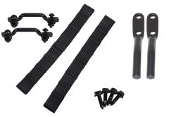 Kentrol - Kentrol 50724 Black Door Strap Kit for Jeep Wrangler TJ - Image 1