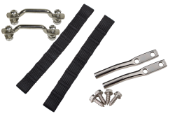 Kentrol - Kentrol 30724 Polished Stainless Steel Door Strap Kit for Jeep Wrangler TJ - Image 4