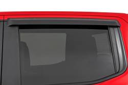 Rough Country Suspension Systems - Rough Country Smoke Rain Guard Window Deflectors Silverado/Sierra Crew 911924 - Image 3