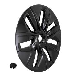 Coast To Coast - Coast To Coast 56619BLK 19" 7 Spoke Wheel Covers Hub Caps - Image 2