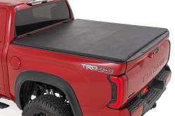 Rough Country Suspension Systems - Rough Country 41419560A Soft Tri-Fold Tonneau Cover for 22-26 Toyota Tundra 5.5' - Image 1