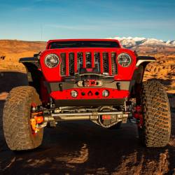 Artec Industries - Artec JJ8015 Powdercoat Front Bumper w/Aluminum Skid for 07+ Jeep Wrangler/JT - Image 7