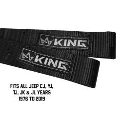 King 4WD - King 4wd 16010001 Interior Door Strap Heavy Duty Adjustable for All Jeep Years - Image 6