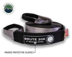 Overland Vehicle Systems - Overland Vehicle Systems 19059916 Tow Strap 20000lbs 2 x 30' Gray w/Black Ends - Image 2
