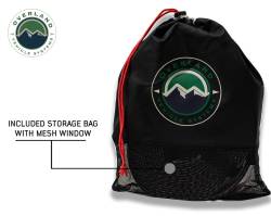 Overland Vehicle Systems - Overland Vehicle Systems 19059916 Tow Strap 20000lbs 2 x 30' Gray w/Black Ends - Image 5