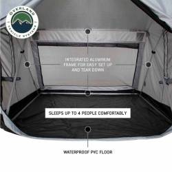 Overland Vehicle Systems - Overland Vehicle Systems 18252520 Portable Safari Ground Tent LG Grey Body/Trim - Image 3