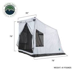 Overland Vehicle Systems - Overland Vehicle Systems 18252520 Portable Safari Ground Tent LG Grey Body/Trim - Image 10