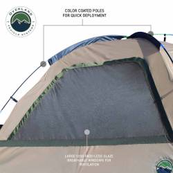Overland Vehicle Systems - Overland Vehicle Systems 18252540 LD TACT Bed Tent Mid Size 5.0-5.2 Foot Tan Bod - Image 5