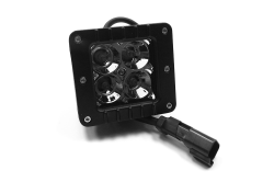 Top Gun Customz - Top Gun Customz TGC79911 3 X 3" 16W Square LED Light Spot Beam 1440 Lumens Each - Image 2