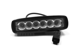 Top Gun Customz - Top Gun Customz TGC72006 6" LED Light Bar 18W Flood Dt Harness 79900 2880 Lumens - Image 3