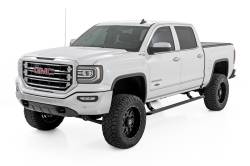 Rough Country Suspension Systems - Rough Country Power Running Boards-Black 14-18 Silverado/Sierra Crew ESR51518 - Image 3