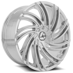 Azara - Azara AZA-514229561351397+25C 22x9.5 6x135/5.5 25mm Chrome - Image 1