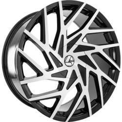 Azara - Azara AZA-518249061351397+25BM 24x9 6x135/5.5 25mm Black/Machined - Image 1
