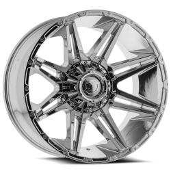 XF Off-Road - XF Off-Road Wheel XF-220221051271397-18C XF-220 22x10 5x5.0/5.5 -18mm Chrome - Image 1