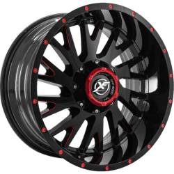 XF Off-Road - XF Off-Road Wheel XF-221201051397150-24GBMLR XF-221 20x10 5x5.5/150 -24mm Black - Image 1