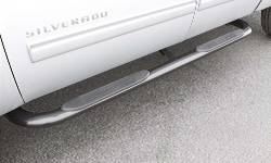 Lund - Lund 23266412 4" Oval Bent Nerf Bars Stainless Steel Polished - Image 2