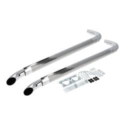 Patriot Exhaust - Patriot Exhaust H1070 70" Shielded Chrome Side Exhaust Silver Universal - Image 1