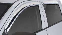 Stampede - Stampede 6080-8 Tape-Onz Sidewind Deflector 4DR Chrome 10-17 Chevy Equinox - Image 1