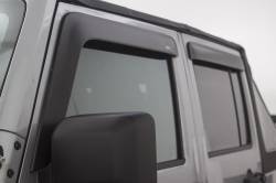 Auto Ventshade AVS - Auto VentShade 774034 Ventvisor Low Profile 4PC for 07-18 Jeep Wrangler - Image 1