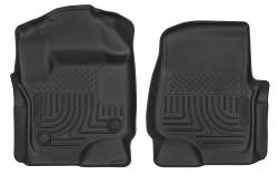 Husky Liners - Husky Liner Weatherbeater Front Floor Liners Black Ford Super Duty 13301 - Image 1